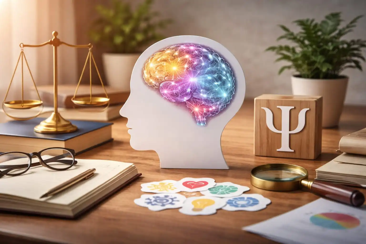 Imagen representativa de la psicología y la mente joven.